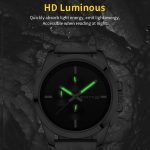 Multifunktionale Herrenuhr der Pilot-Serie mit Quarz-Stahlband – Bild 5