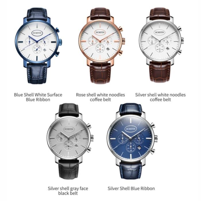 EDA004031901_B1.jpg Prominente-Serie, multifunktionale Quarz-Leucht-Herrenuhr – Bild 2