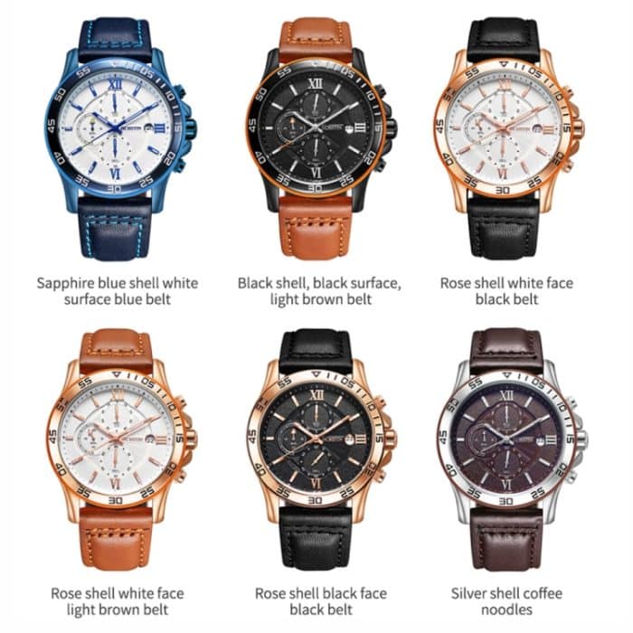 Multifunktionale Quarz-wasserdichte leuchtende Herrenuhr – Bild 2