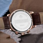 Multifunktionale wasserdichte Herren-Lederuhr mit Quarzwerk – Bild 6