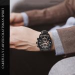 Multifunktionale wasserdichte Herren-Lederuhr mit Quarzwerk – Bild 7