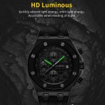 Multifunktionale Quarz-Herrenuhr mit wasserdichtem TPU-Armband – Bild 3