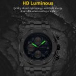 Multifunktionale Quarz-Herrenuhr mit wasserdichtem, leuchtendem Stahlarmband – Bild 6