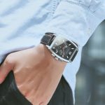 Multifunktionale Quarz-wasserdichte leuchtende Herren-Lederuhr – Bild 6