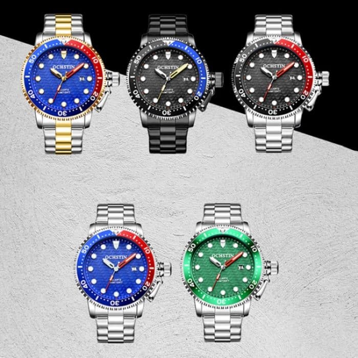 Multifunktionale Quarz-Herrenuhr mit wasserdichtem, leuchtendem Stahlarmband – Bild 2