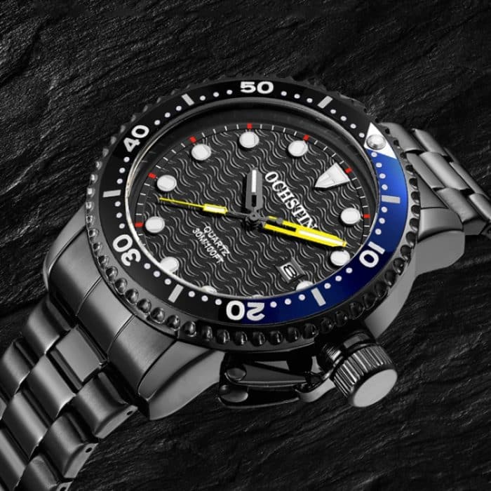 Multifunktionale Quarz-Herrenuhr mit wasserdichtem, leuchtendem Stahlarmband – Bild 3