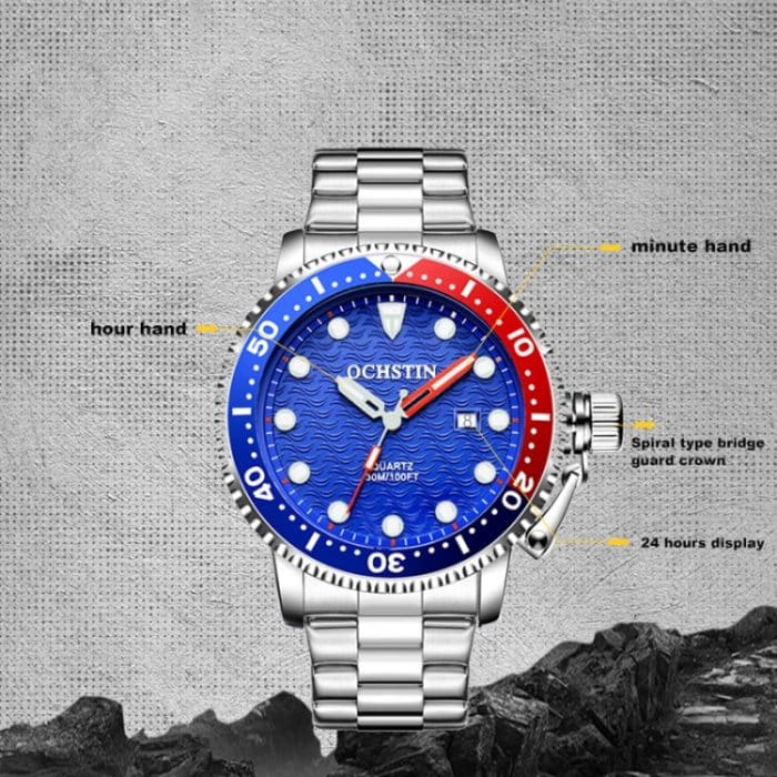 Multifunktionale Quarz-Herrenuhr mit wasserdichtem, leuchtendem Stahlarmband – Bild 5