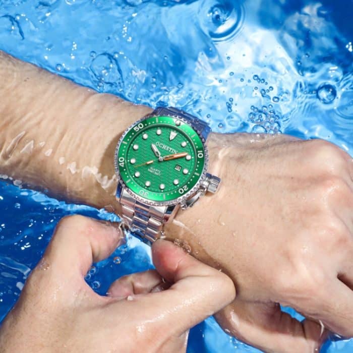 Multifunktionale Quarz-Herrenuhr mit wasserdichtem, leuchtendem Stahlarmband – Bild 6