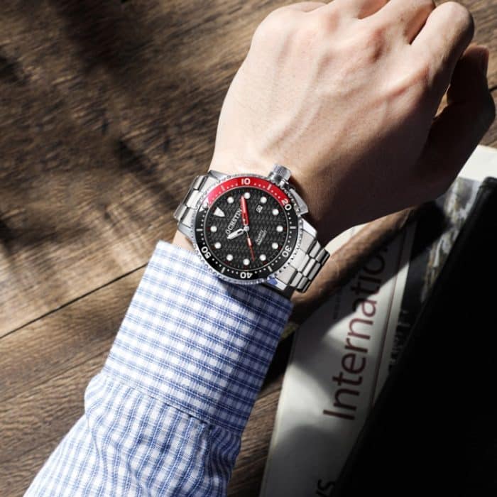 Multifunktionale Quarz-Herrenuhr mit wasserdichtem, leuchtendem Stahlarmband – Bild 7