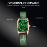 Parangon-Serie, modische, lässige Quarzuhr mit Lederarmband – Bild 3