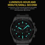 Multifunktionale Quarz-Herrenuhr mit wasserdichtem, leuchtendem Stahlarmband – Bild 4