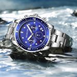 Multifunktionale Quarz-Herrenuhr mit wasserdichtem, leuchtendem Stahlarmband – Bild 5