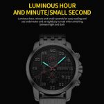 Multifunktionale Quarz-Herrenuhr mit wasserdichtem, leuchtendem Stahlarmband – Bild 4