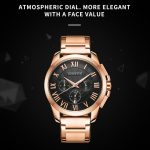 Multifunktionale Quarz-Herrenuhr mit wasserdichtem Stahlarmband – Bild 3