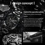 Modische, multifunktionale Quarz-Herrenuhr mit Stahlarmband – Bild 4