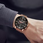 Modische, multifunktionale Quarz-Herrenuhr mit Stahlarmband – Bild 6