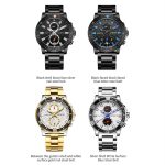 Modische, multifunktionale Quarz-Herrenuhr mit Stahlarmband – Bild 2