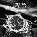 Modische Quarz-Herrenuhr mit Stahlarmband und Tagdatum – Bild 5