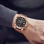 Modische, multifunktionale Quarz-Herrenuhr mit Stahlarmband – Bild 7