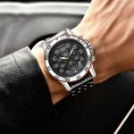 Modische, multifunktionale Quarz-Herrenuhr mit Stahlarmband – Bild 7