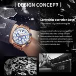 Modische, multifunktionale Quarz-Herrenuhr mit Stahlarmband – Bild 4