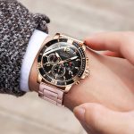 Modische, multifunktionale Quarz-Herrenuhr mit Stahlarmband – Bild 7