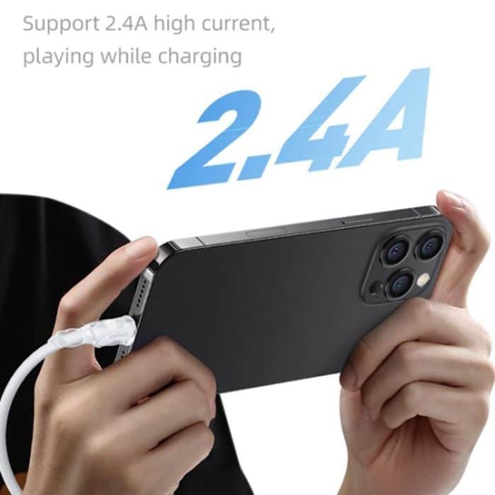 USAMS US-SJ604 U84 2,4 A USB-auf-8-Pin-Ladedatenkabel – Bild 3