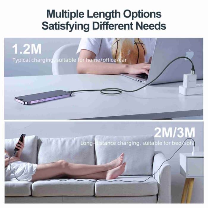 JOYROOM S-UL012A10 2,4-A-USB-A-auf-8-Pin-Schnellladedatenkabel der Extraordinary-Serie – Bild 9