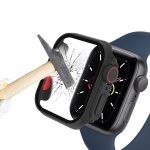 Film-PC-Uhrengehäuse mit abnehmbarem Knopf, For Apple Watch Series 8 & 7 41mm, For Apple Watch Series SE 2 / 6 / SE / 5 / 4 40mm, For Apple Watch SE 2 / 6 / SE / 5 / 4 40mm, For Apple Watch Series SE 2 / 6 / SE / 5 / 4 44mm – Bild 6