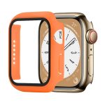 Stoßfeste Schutzhülle aus PC und gehärtetem Glas, For Apple Watch Series 8&7 41mm, For Apple Watch Series 8&7 45mm