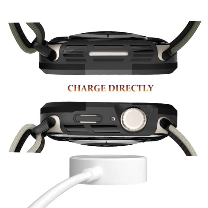 Uhrengehäuse mit Panzerrahmen, For Apple Watch Series SE 2&6&SE&5&4 40mm, For Apple Watch Series 8 & 7 41mm, For Apple Watch Series SE 2&6&SE&5&4 44mm, For Apple Watch Series 8 & 7 45mm, For Apple Watch Ultra 49mm – Bild 7