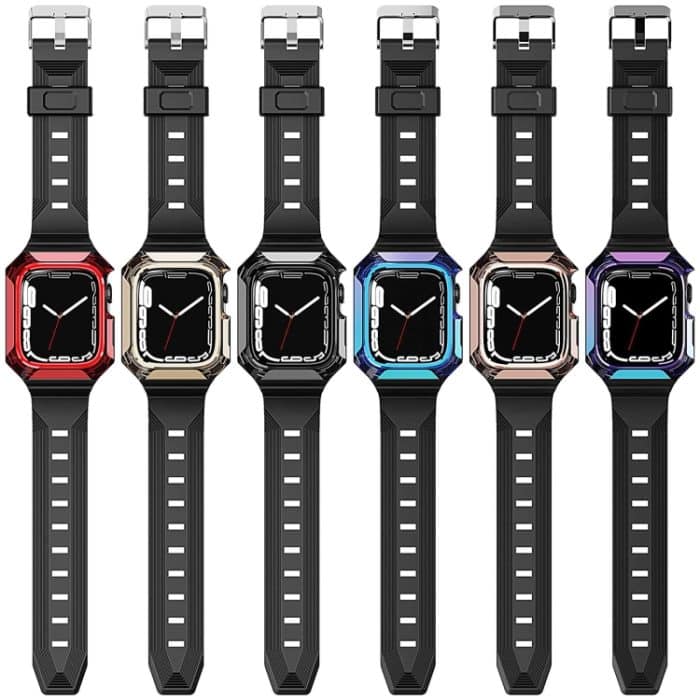Armor Case Integriertes TPU-Uhrenarmband, For Apple Watch 2 38mm, For Apple Watch 42mm, For Apple Watch 38mm – Bild 6