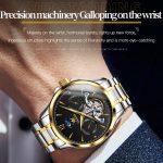 OLEVS 6650 Herren Multifunktionale wasserdichte Hohlstahlarmband Mechanische Uhr – Bild 4