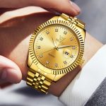 OLEVS 5526 Herren-Diamantbesatz, leuchtende, wasserdichte Quarzuhr – Bild 6