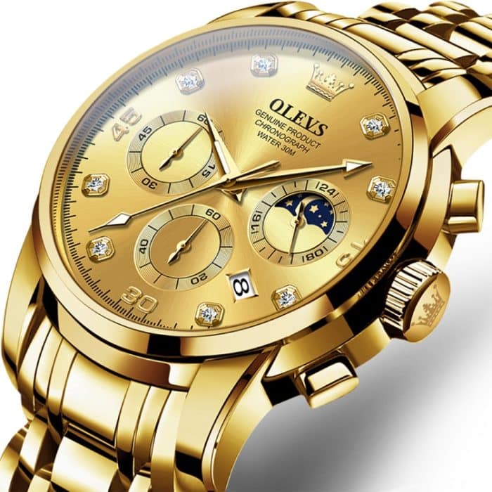 OLEVS 2889 Männer multifunktionale leuchtende wasserdichte Quarzuhr – Bild 2