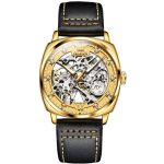OLEVS 6651 Männer leuchtende wasserdichte hohle mechanische Uhr