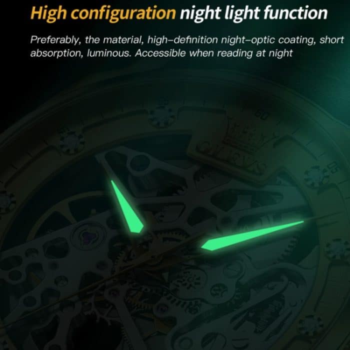 EDA004745501A_7.jpg OLEVS 6651 Männer leuchtende wasserdichte hohle mechanische Uhr – Bild 8