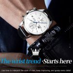 OLEVS 2880 Herren-Multifunktions-Business-Quarzuhr mit wasserdichtem Lederarmband – Bild 6