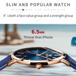 OLEVS 5869 Herren-Business-Quarzuhr, wasserdicht, echtes Lederarmband – Bild 4