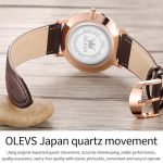 OLEVS 5869 Herren-Business-Quarzuhr, wasserdicht, echtes Lederarmband – Bild 6