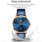 OLEVS 5869 Herren-Business-Quarzuhr, wasserdicht, echtes Lederarmband – Bild 7