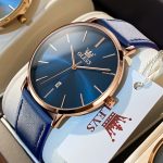 OLEVS 5869 Herren-Business-Quarzuhr, wasserdicht, echtes Lederarmband – Bild 9