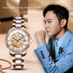 OLEVS 6681 Damen Multifunktionale hohle wasserdichte mechanische Uhr – Bild 3