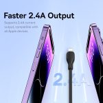 Baseus Pudding Series 2,4 A USB-auf-8-Pin-Schnelllade-Datenkabel – Bild 8