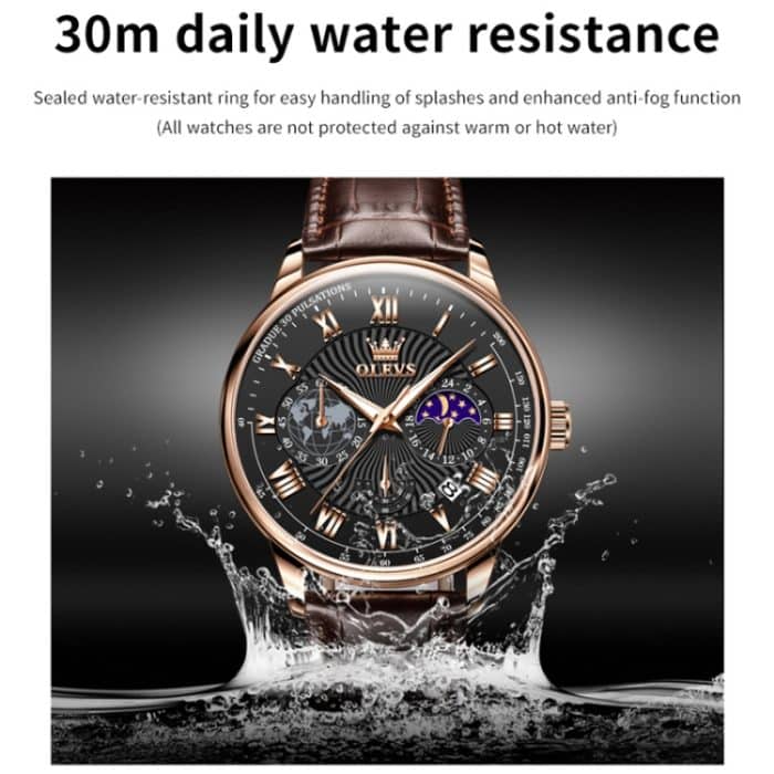 OLEVS 2893 Herren-Multifunktions-Business-Quarzuhr – Bild 10