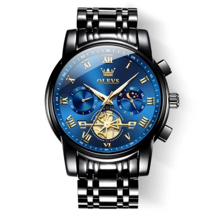 OLEVS 2859 Herren multifunktionale leuchtende wasserdichte Quarzuhr