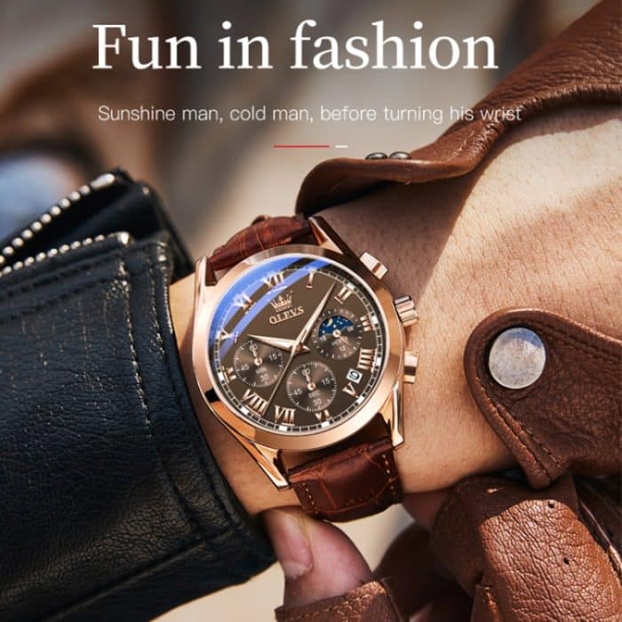 EDA0052394_B8.jpg OLEVS 2871 Herren-Multifunktions-Sport-Chronograph, leuchtende Quarzuhr – Bild 9