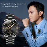 OLEVS 2886 Herren-Sport-Chronograph, wasserdicht, leuchtende Quarzuhr – Bild 3