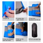 Universal Auto Wildleder Schlafmatte Matratze Off-road SUV Kofferraum Reise Aufblasbare Matratze Luftbett, 180 x 130 x 102cm, 195 x 130 x 109cm – Bild 7