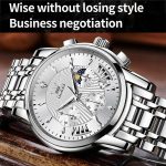 OLEVS 2892 Herren Multifunktions-Business-Quarzuhr, wasserdicht – Bild 8